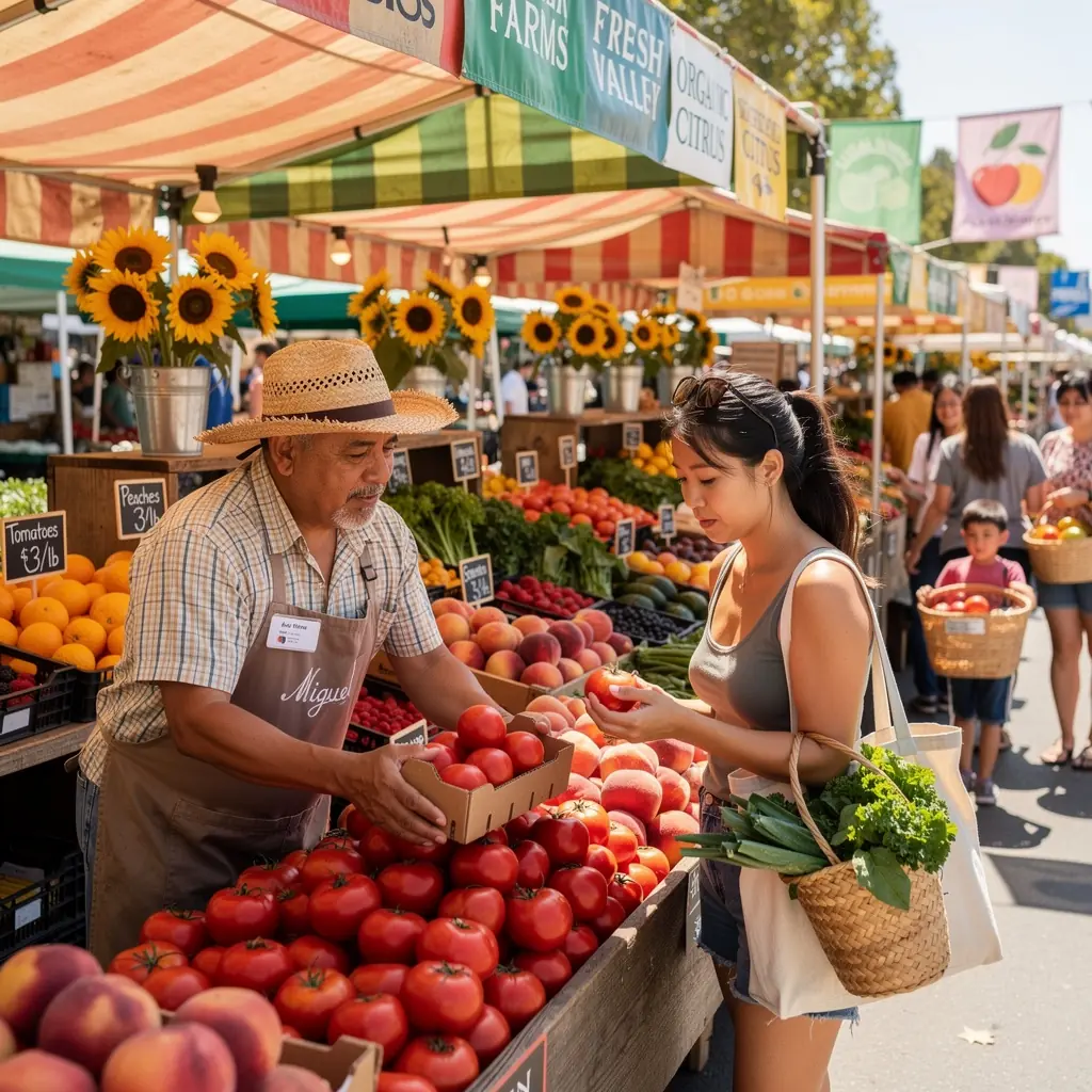 Сцена с людьми, катающимися на велосипедах по живописному маршруту.